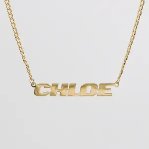 Action Custom Name Necklace