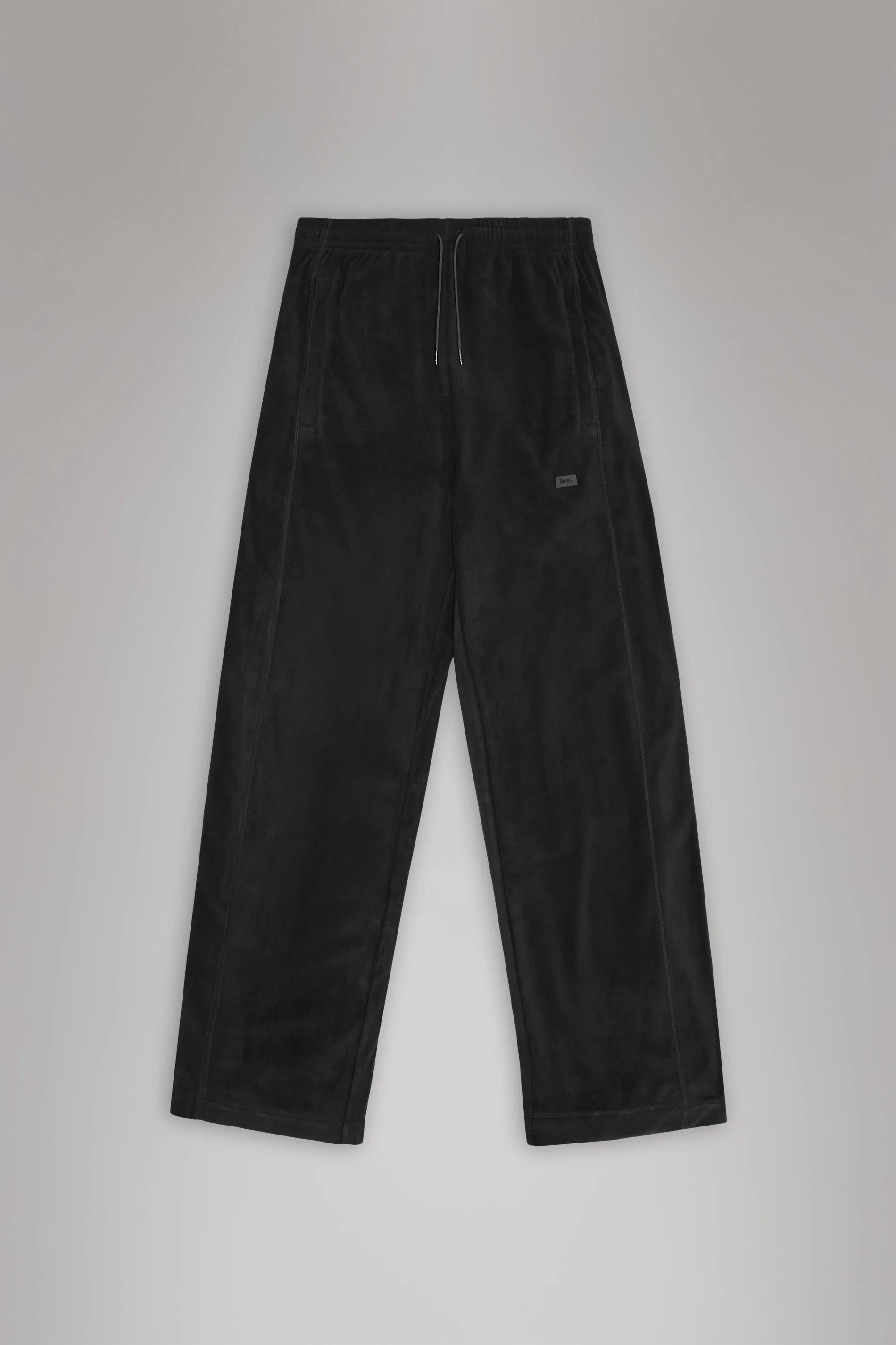 Addis Fleece Pants Wide - Black