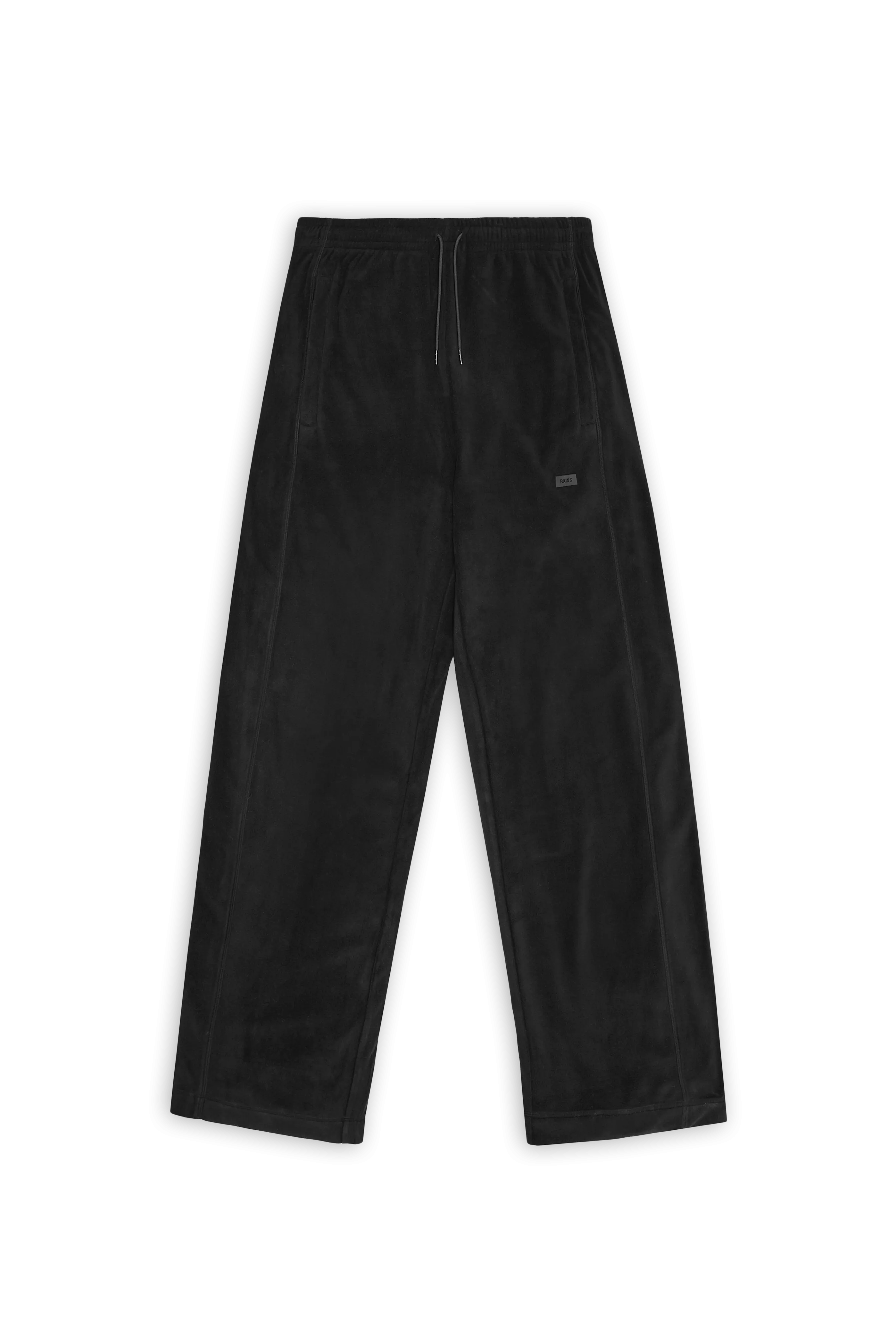 Addis Fleece Pants Wide - Black