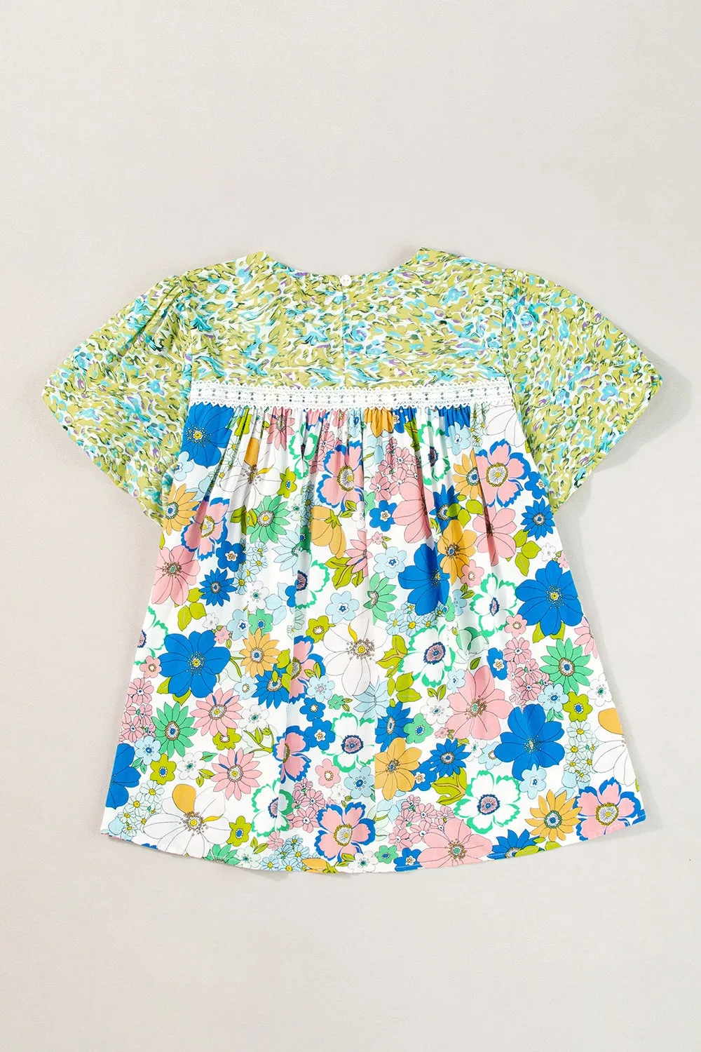 Adeline Floral Puff Sleeve Blouse