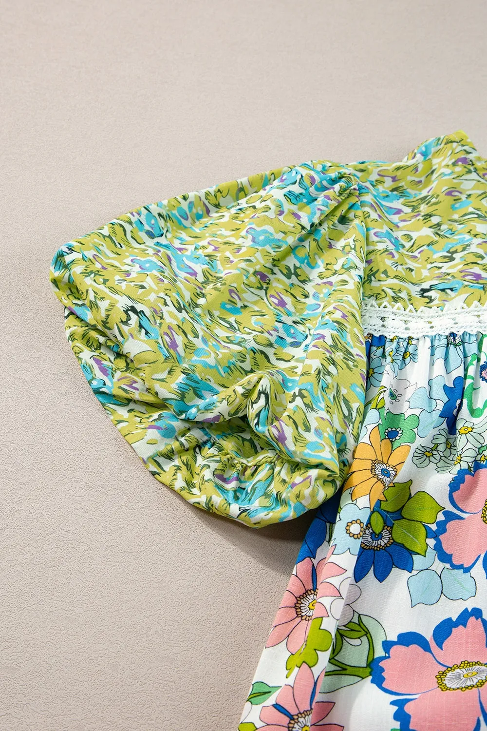 Adeline Floral Puff Sleeve Blouse