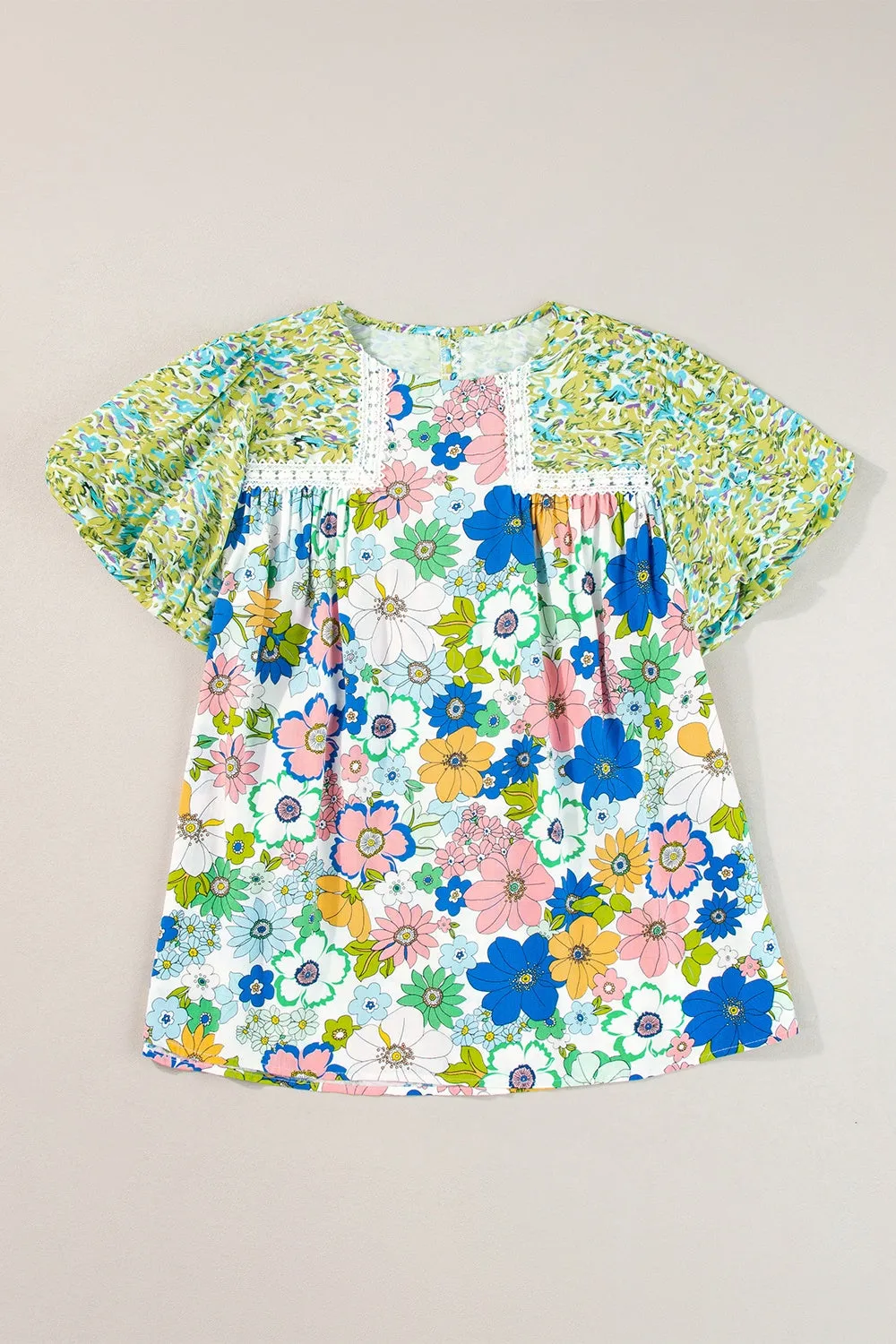Adeline Floral Puff Sleeve Blouse