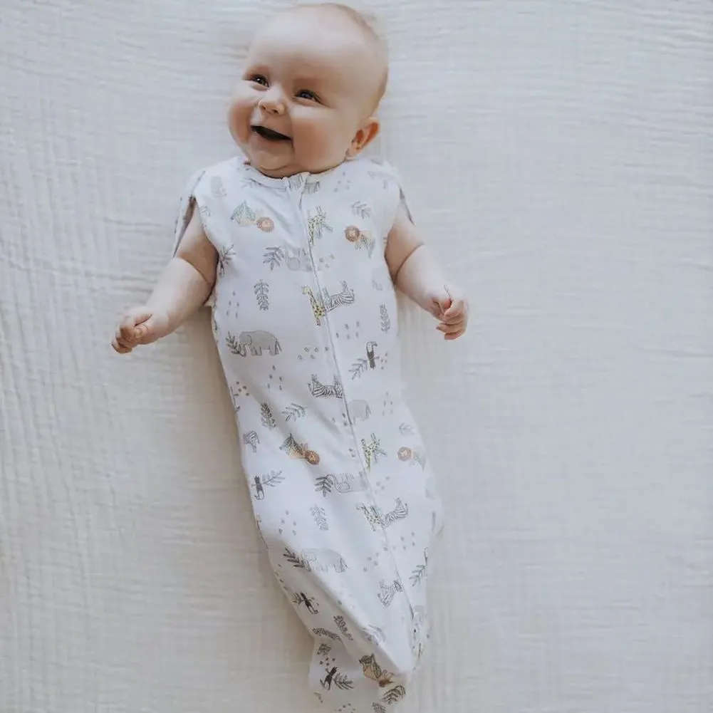 Aden Anais 2-Pack Essentials Snug Easy Swaddles - Savanna Spots (0-3 Months)