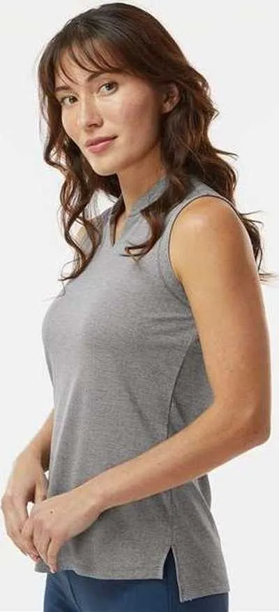 Adidas A1001 Women's Ultimate365 Textured Sleeveless Shirt - Charcoal