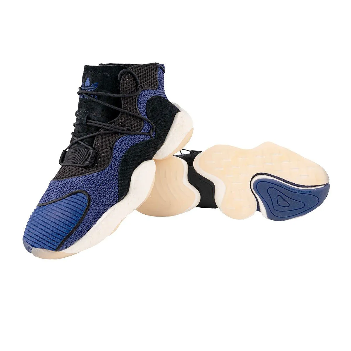 Adidas Crazy Byw Lifestyle Sport Shoes Fabric Blue Colour For Men