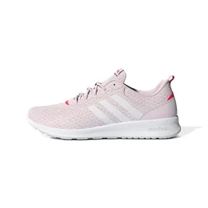 adidas Women's QT Racer 2.0 Running Shoe, Almost Pink/White/Turbo, 12