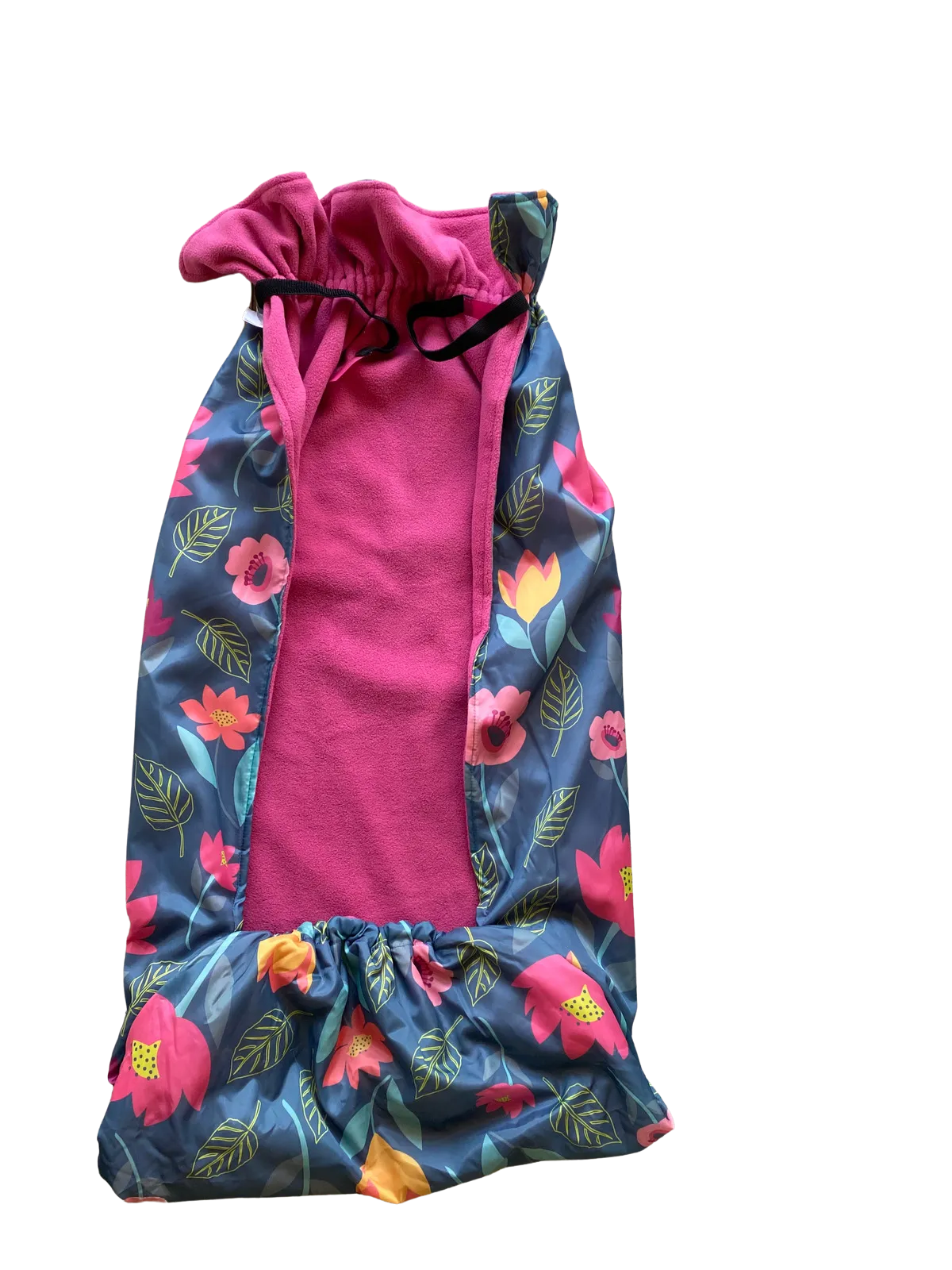 Adult fleece-lined wheelchair cosy - MULTICOLOUR FLORAL