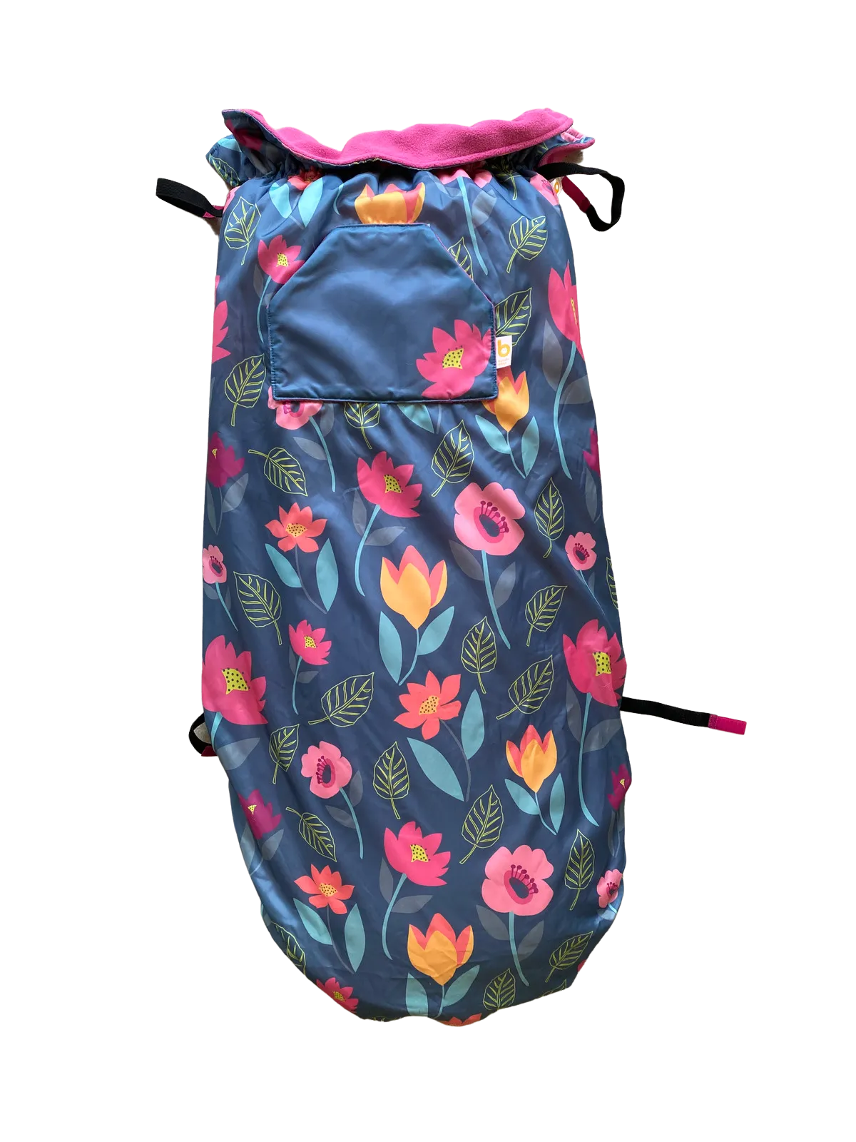 Adult fleece-lined wheelchair cosy - MULTICOLOUR FLORAL