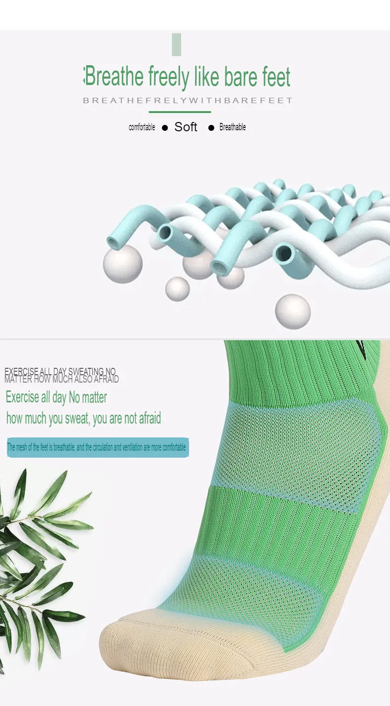 Adult Mid-Calf Anti-Slip Socks Thickened Terry Football Socks Shock-Absorbing Wear-Resistant Sports Socks Manufacturer Socks