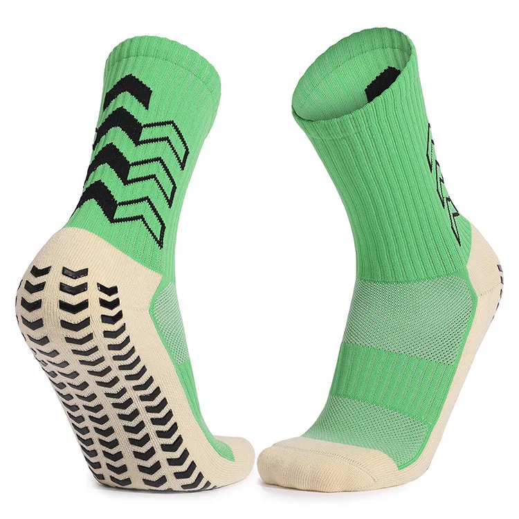 Adult Mid-Calf Anti-Slip Socks Thickened Terry Football Socks Shock-Absorbing Wear-Resistant Sports Socks Manufacturer Socks