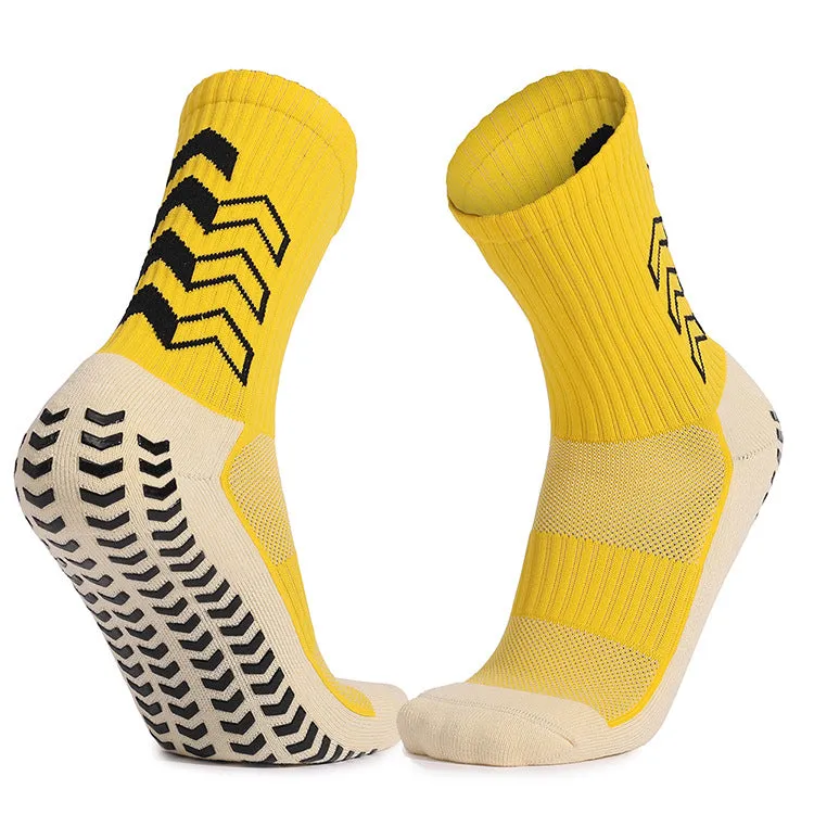 Adult Mid-Calf Anti-Slip Socks Thickened Terry Football Socks Shock-Absorbing Wear-Resistant Sports Socks Manufacturer Socks