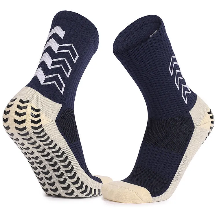 Adult Mid-Calf Anti-Slip Socks Thickened Terry Football Socks Shock-Absorbing Wear-Resistant Sports Socks Manufacturer Socks