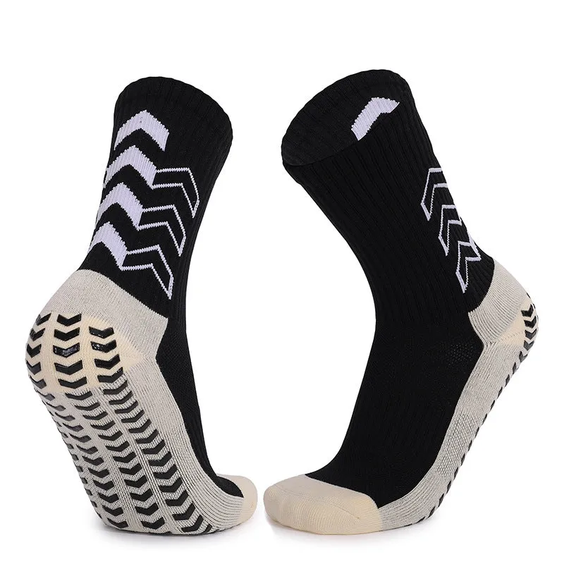 Adult Mid-Calf Anti-Slip Socks Thickened Terry Football Socks Shock-Absorbing Wear-Resistant Sports Socks Manufacturer Socks