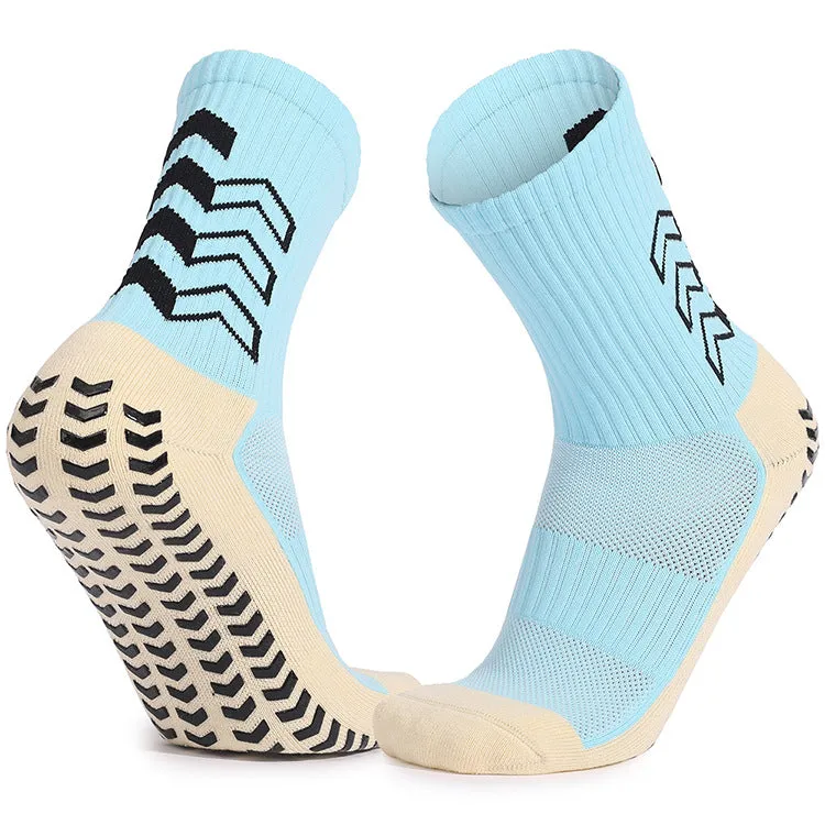 Adult Mid-Calf Anti-Slip Socks Thickened Terry Football Socks Shock-Absorbing Wear-Resistant Sports Socks Manufacturer Socks