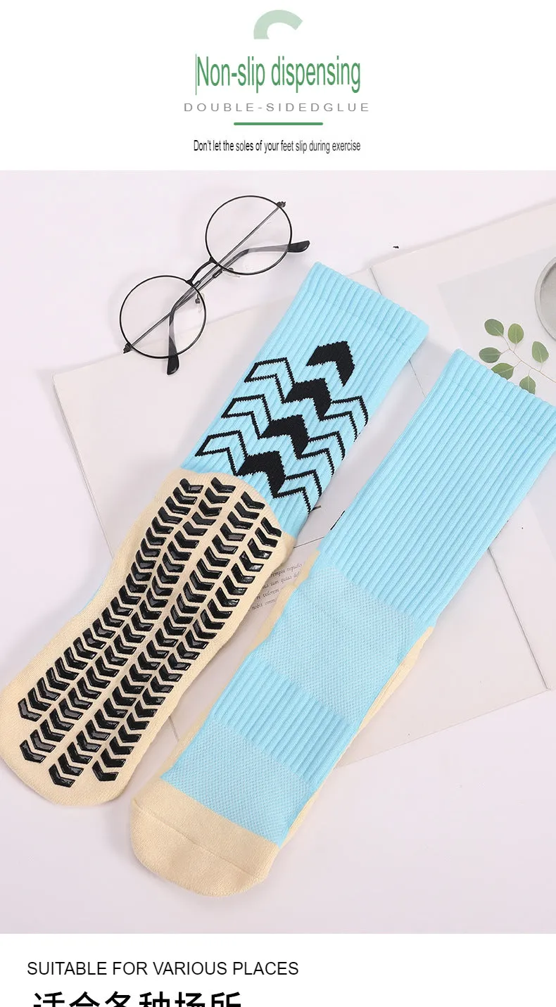 Adult Mid-Calf Anti-Slip Socks Thickened Terry Football Socks Shock-Absorbing Wear-Resistant Sports Socks Manufacturer Socks