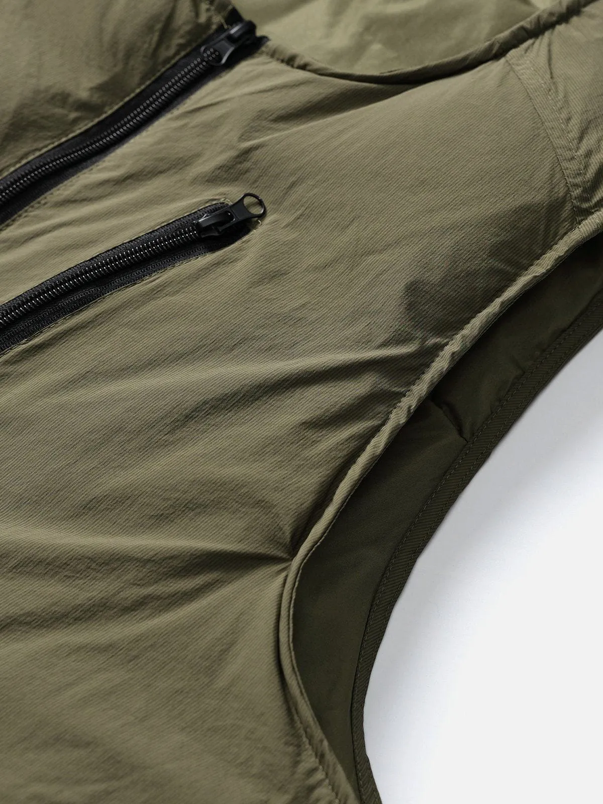 Aelfric Eden Irregular Zip Up Down Vest