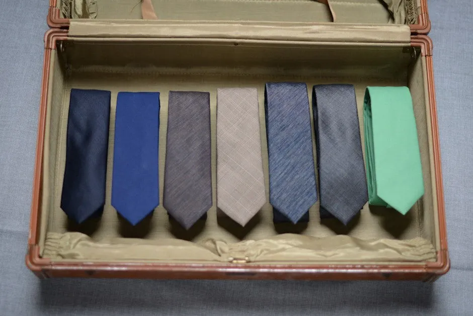 Agency Green Moleskin Tie