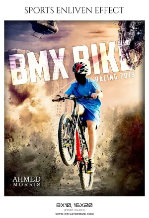 Ahmed Morris - Bmx Bike Sports Enliven Effect Photography Templates