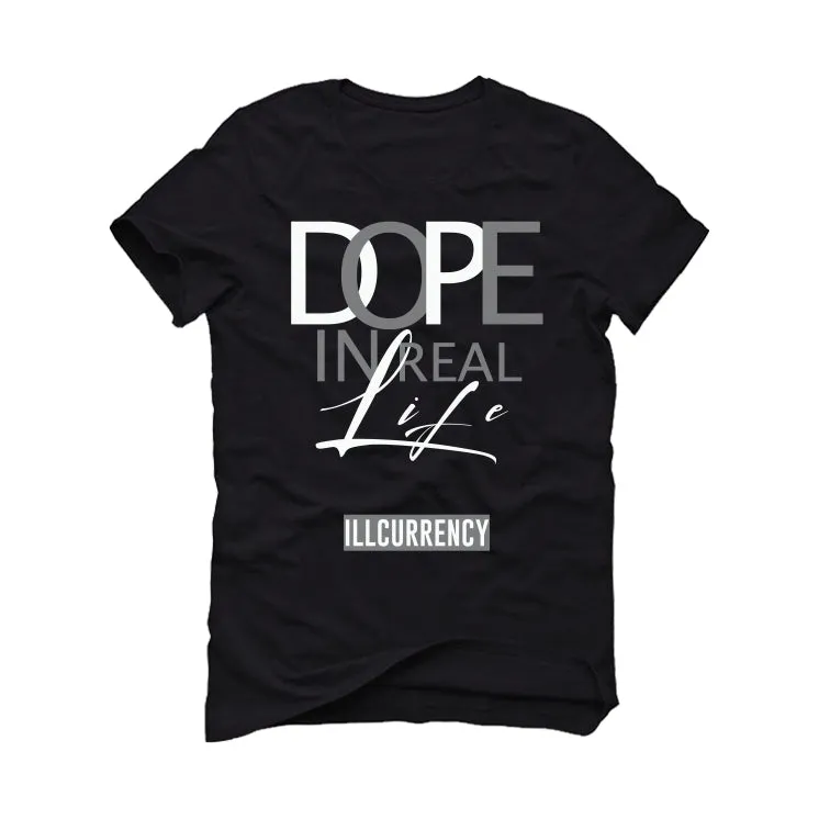 Air Jordan 6 “Metallic Silver” Black T-Shirt (DOPE)