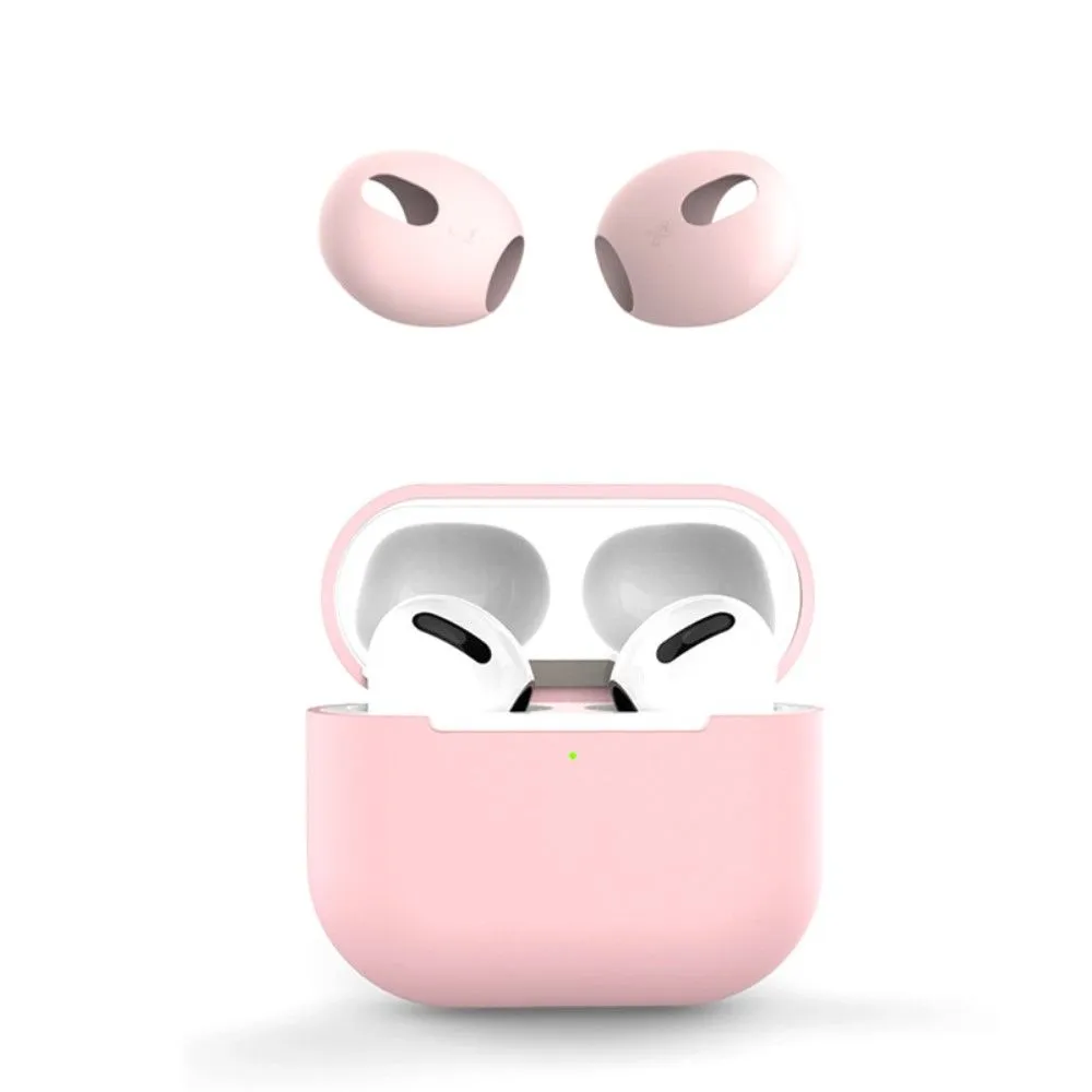 AirPods 3 silicone case with ear caps - Pink