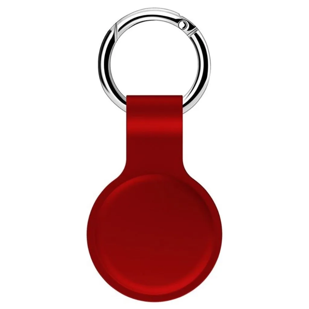 AirTags silicone case with keyring - Red