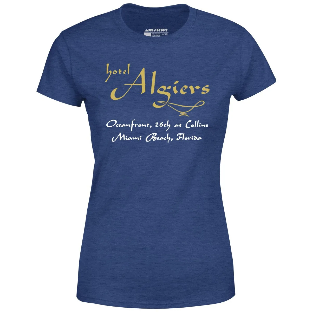 Algiers Hotel - Miami Beach, FL - Vintage Hotel - Women's T-Shirt