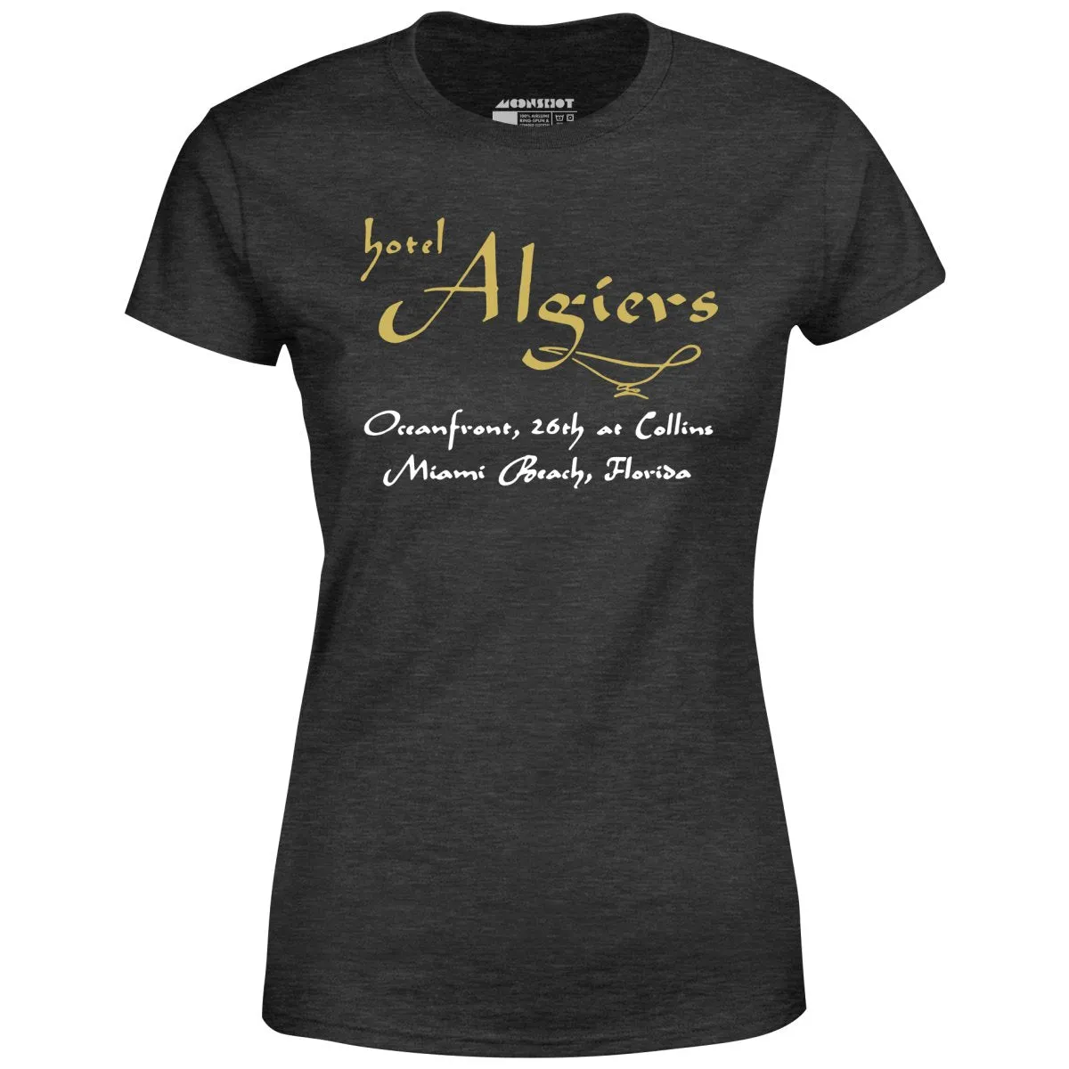 Algiers Hotel - Miami Beach, FL - Vintage Hotel - Women's T-Shirt