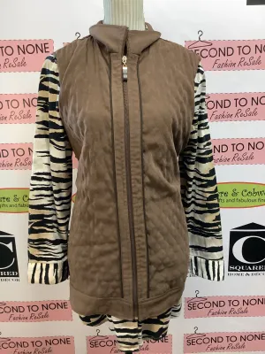 Alia Chocolate Brown Vest (Size 18)