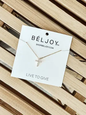 Alice Crystal Cross Necklace