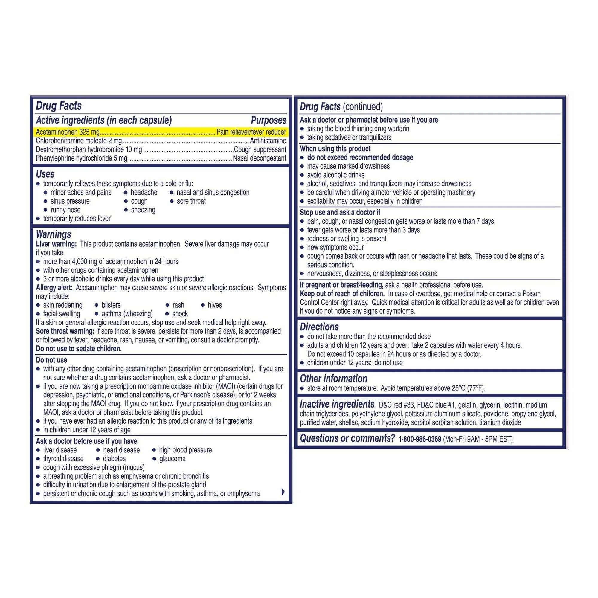 Alka-Seltzer Plus Max Strength Cold & Cough Powermax Gels - 16 Count
