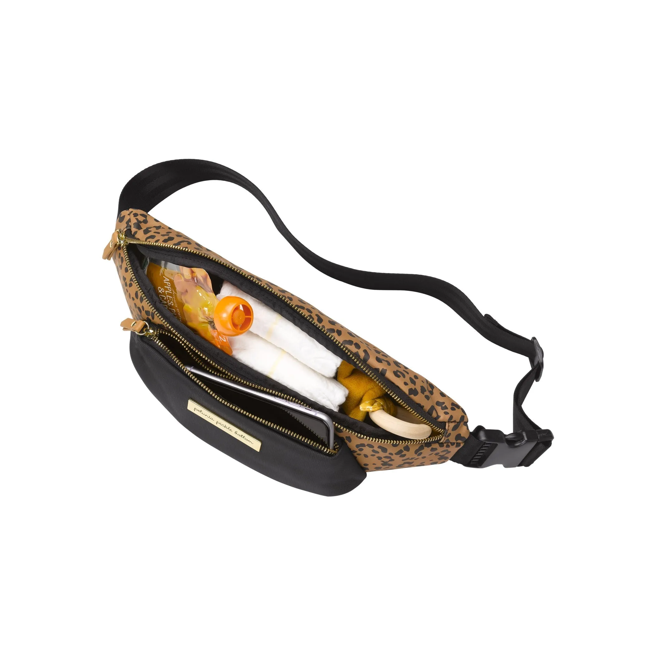 All-Around Belt Bag in Leopard Leatherette