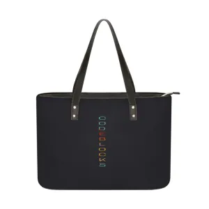 All-Over Print Leather Shoulder Bag