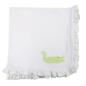 Alligator Ruffle Blanket