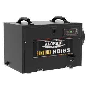 AlorAir Sentinel HDi65 Basement/Crawlspace Commercial Dehumidifier 120 PPD with Pump, Auto Defrost, And Memory Starting New