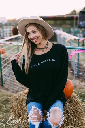 Alpha Delta Pi Simple PR Long Sleeve Tee