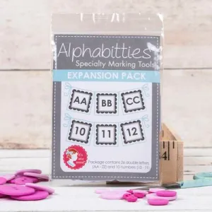 Alphabitties EXPANSION PACK- Alphabet & Number Tags by It's Sew Emma