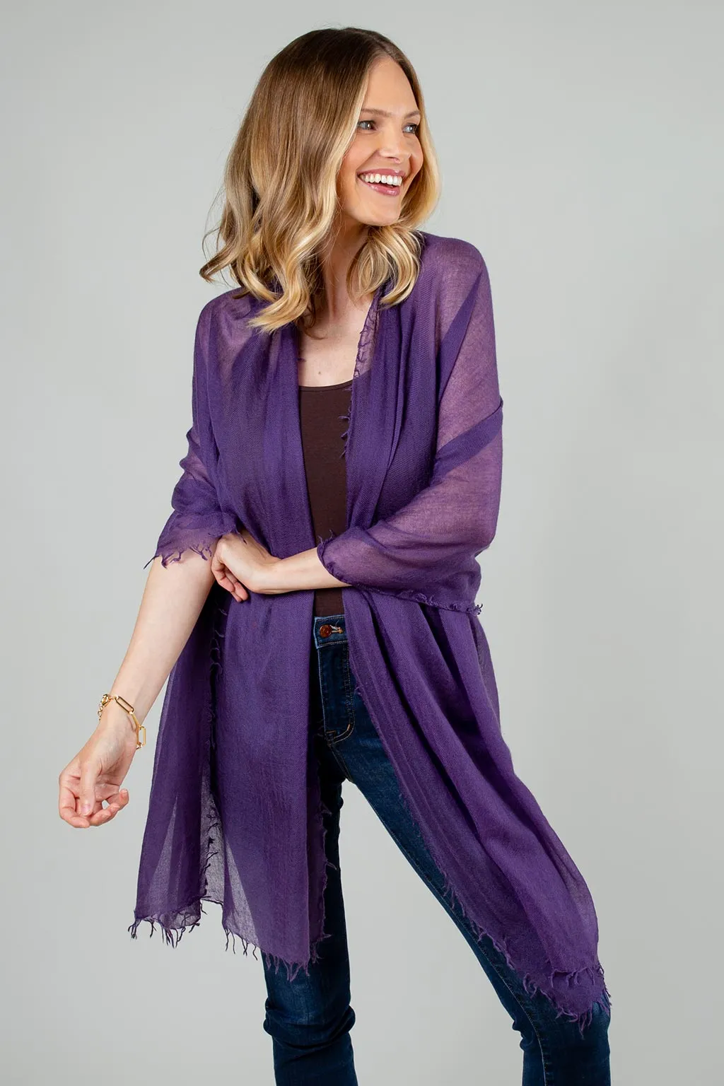 Alta Scarf - Eggplant