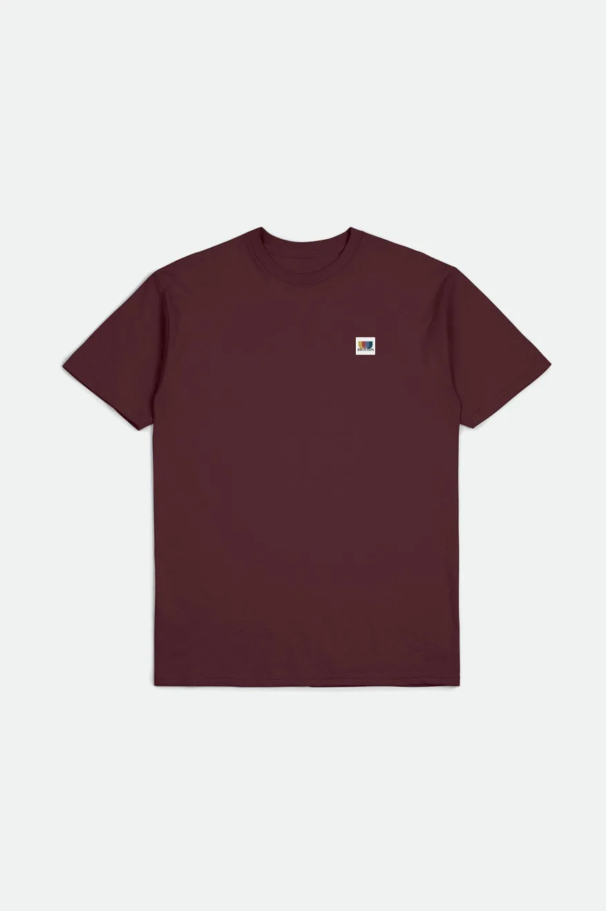 Alton S/S Standard Tee - Mahogany
