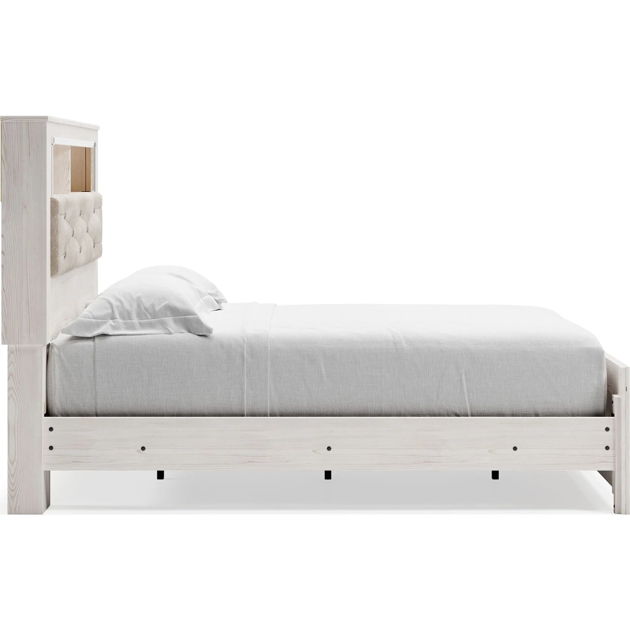 Altyra Full Bookcase Bed - White