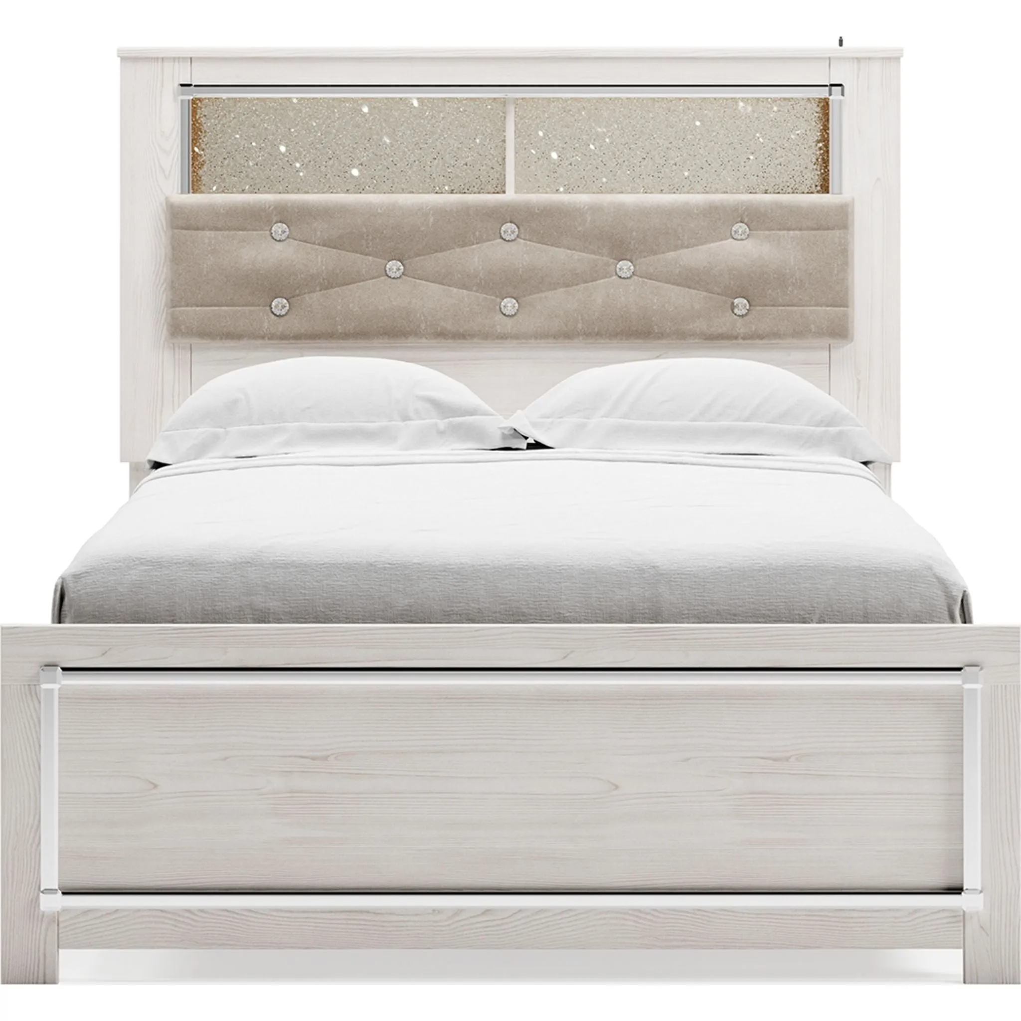 Altyra Full Bookcase Bed - White