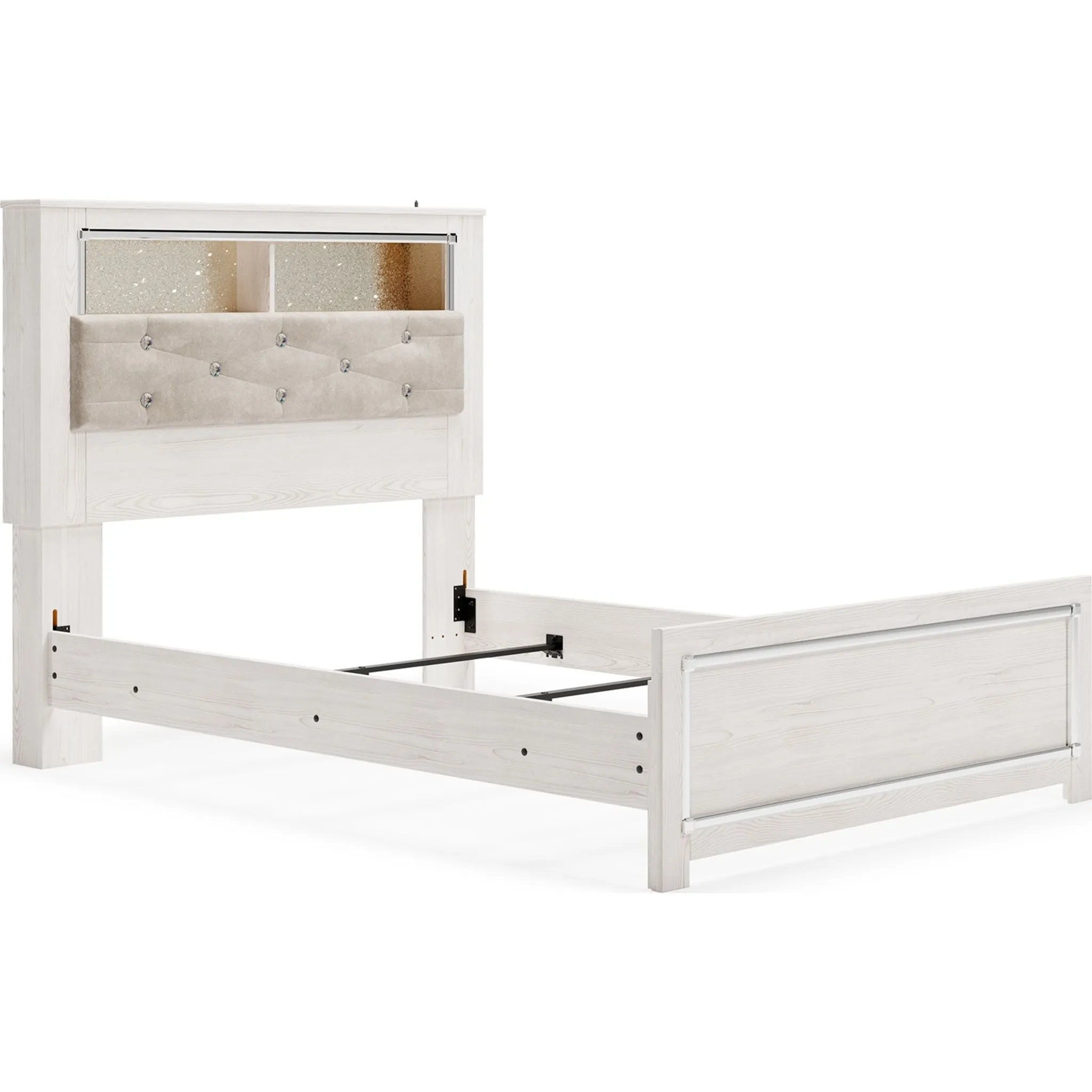 Altyra Full Bookcase Bed - White