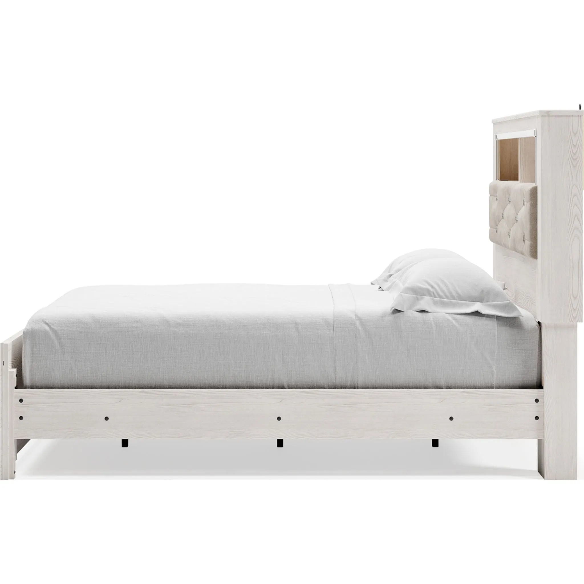 Altyra Full Bookcase Bed - White