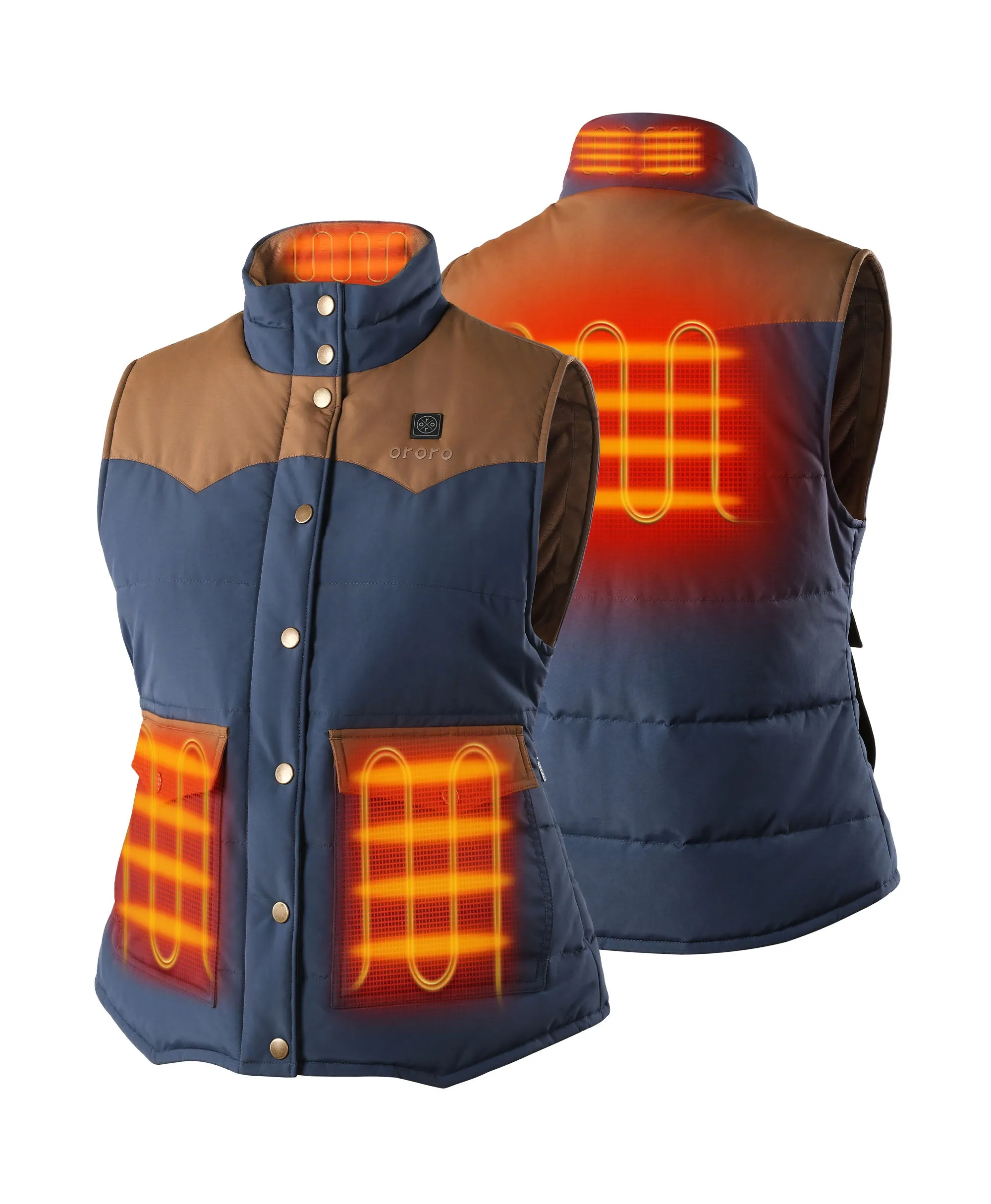 Amelia Women's Western Heated Vest
