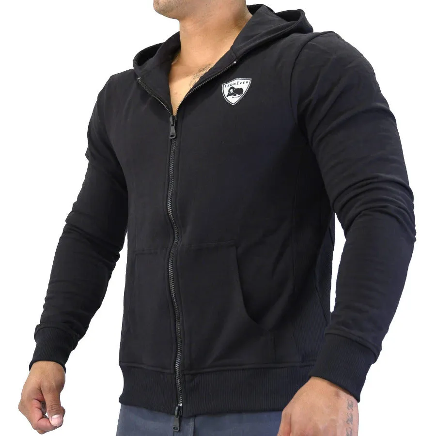 American Cotton Fleece Hooded Jacket