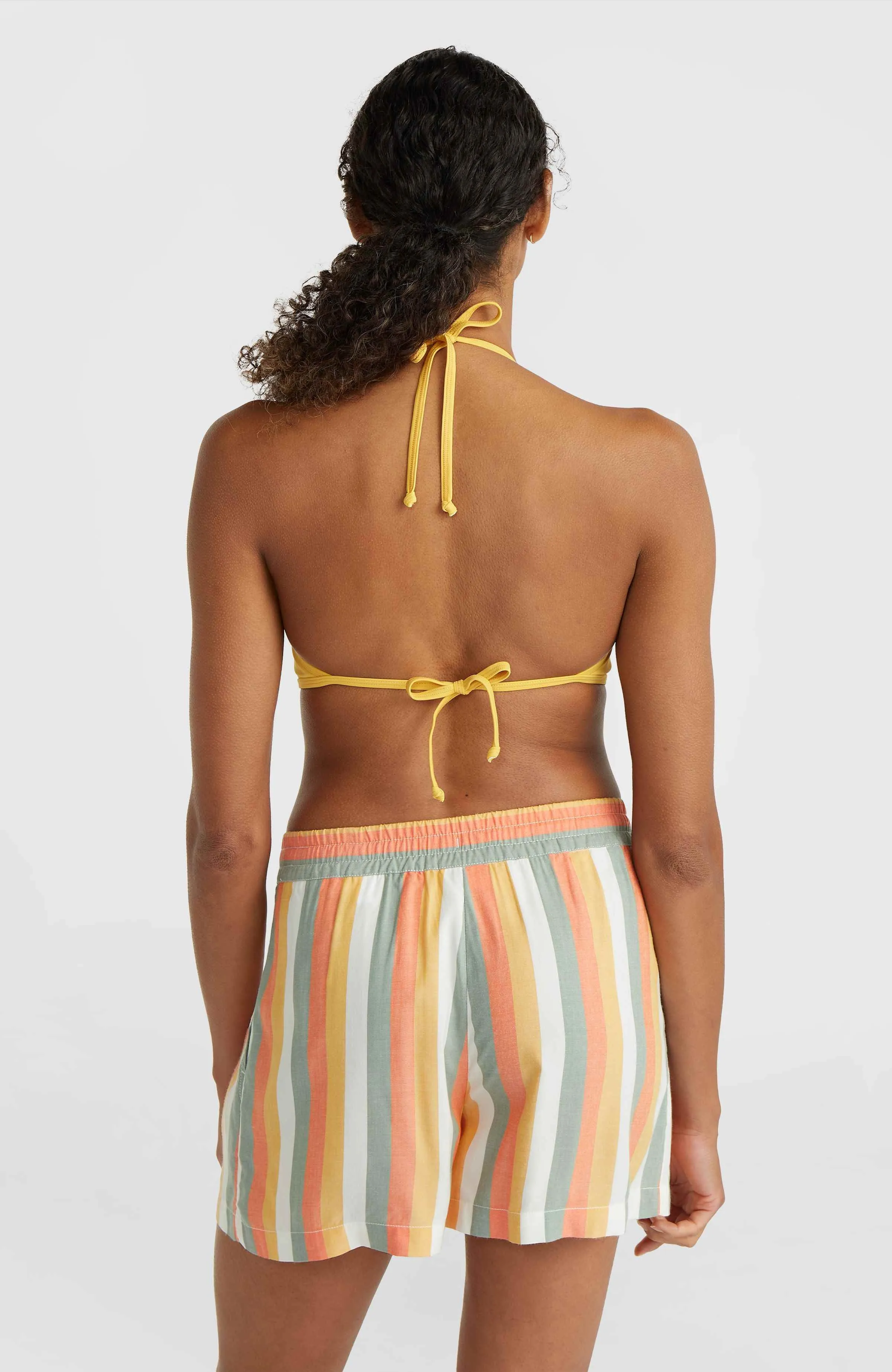 Amiri Beach Shorts | Orange Multistripe