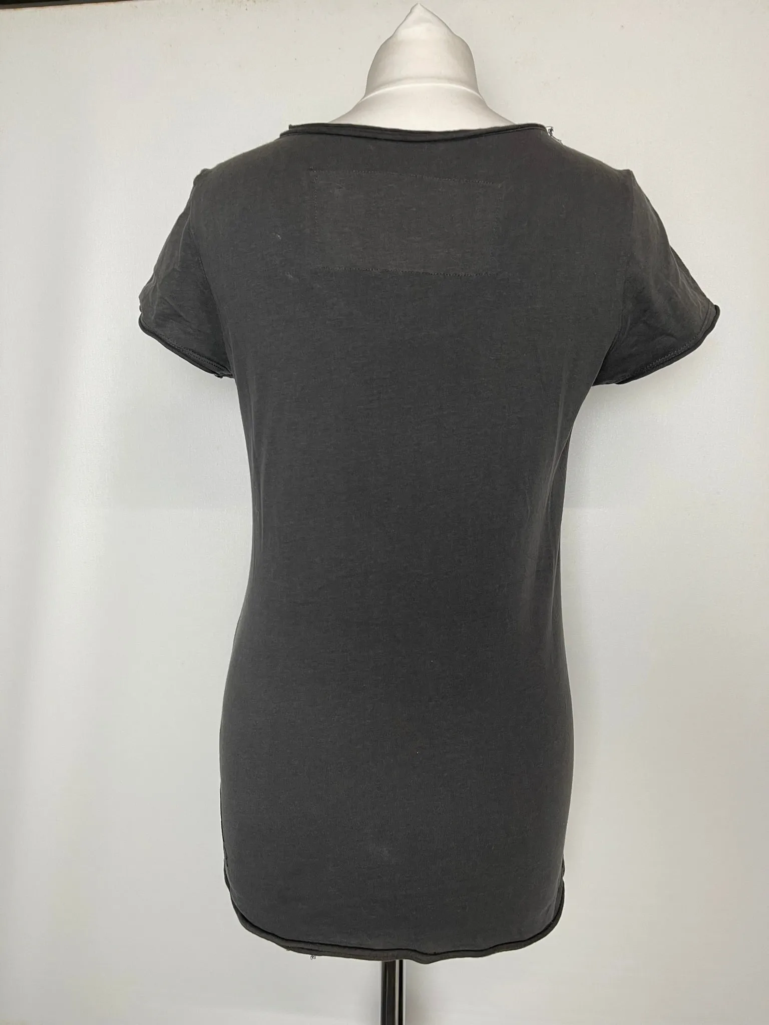 Amplified Grey Rolling Stones Top Large