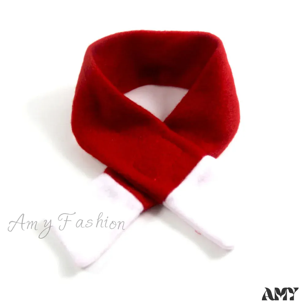 Amy Fashion - Pet Dog One-sided Velvet Scarf Hat Kit