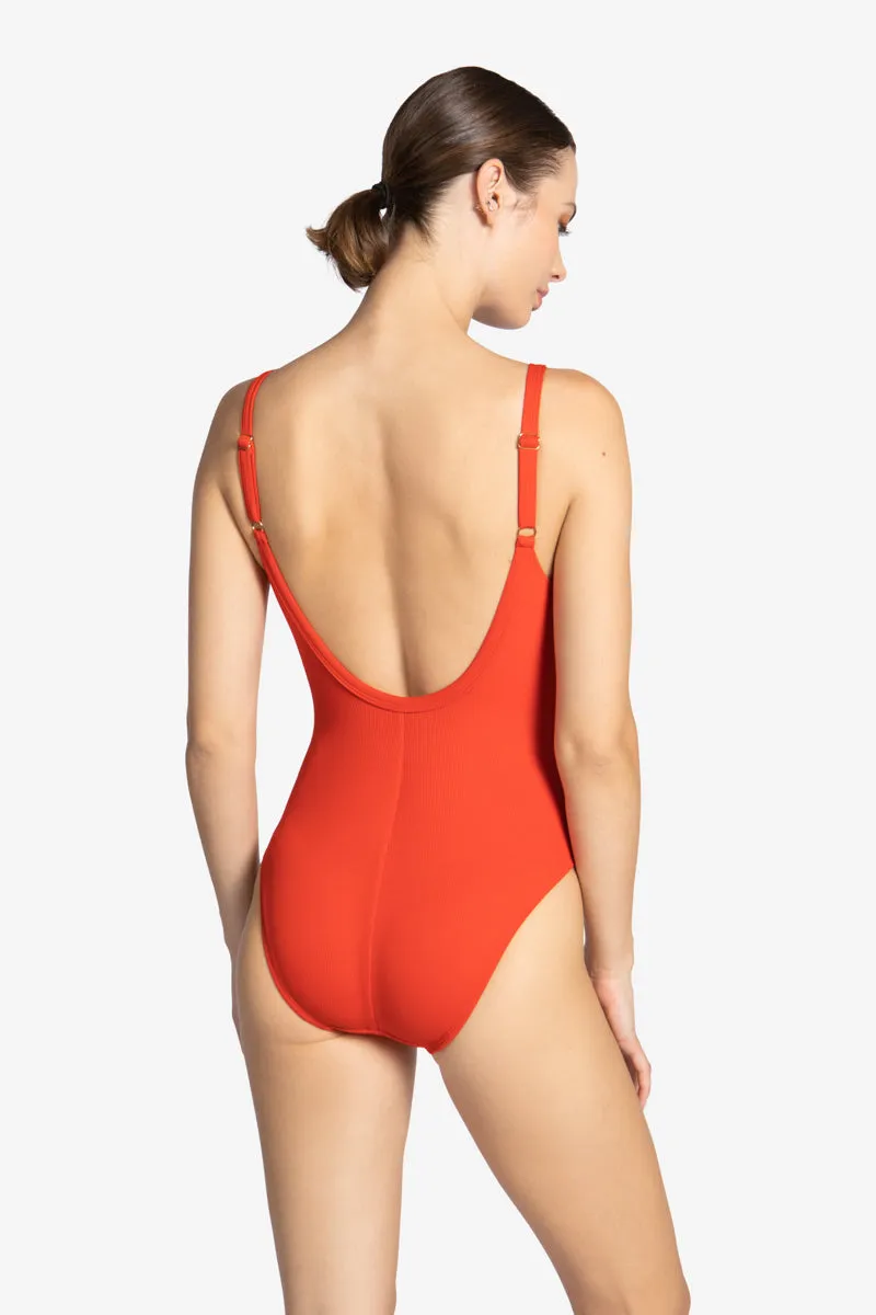 AMY V-NECK ONE PIECE (FINAL SALE)
