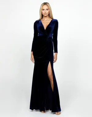 ANGELICA LONG SLEEVE GOWN B66D15L