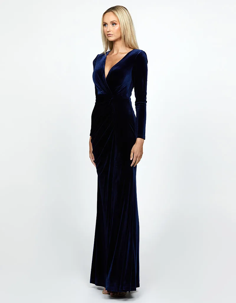 ANGELICA LONG SLEEVE GOWN B66D15L